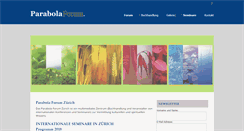 Desktop Screenshot of parabolaforum.com